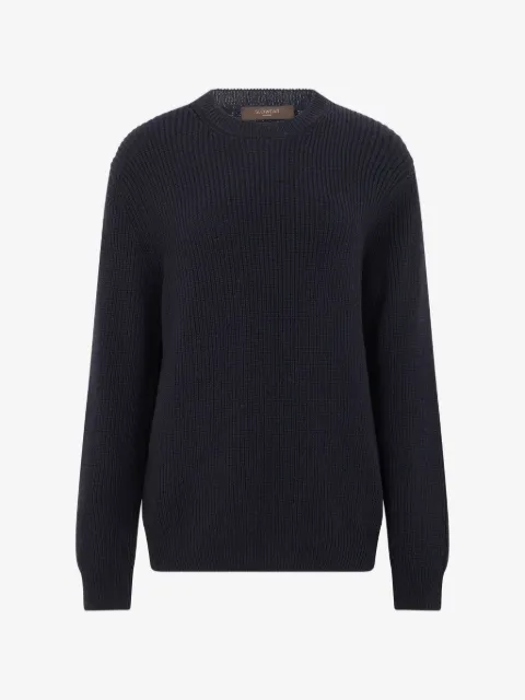 slowear ribbed-knit crew-neck sweater