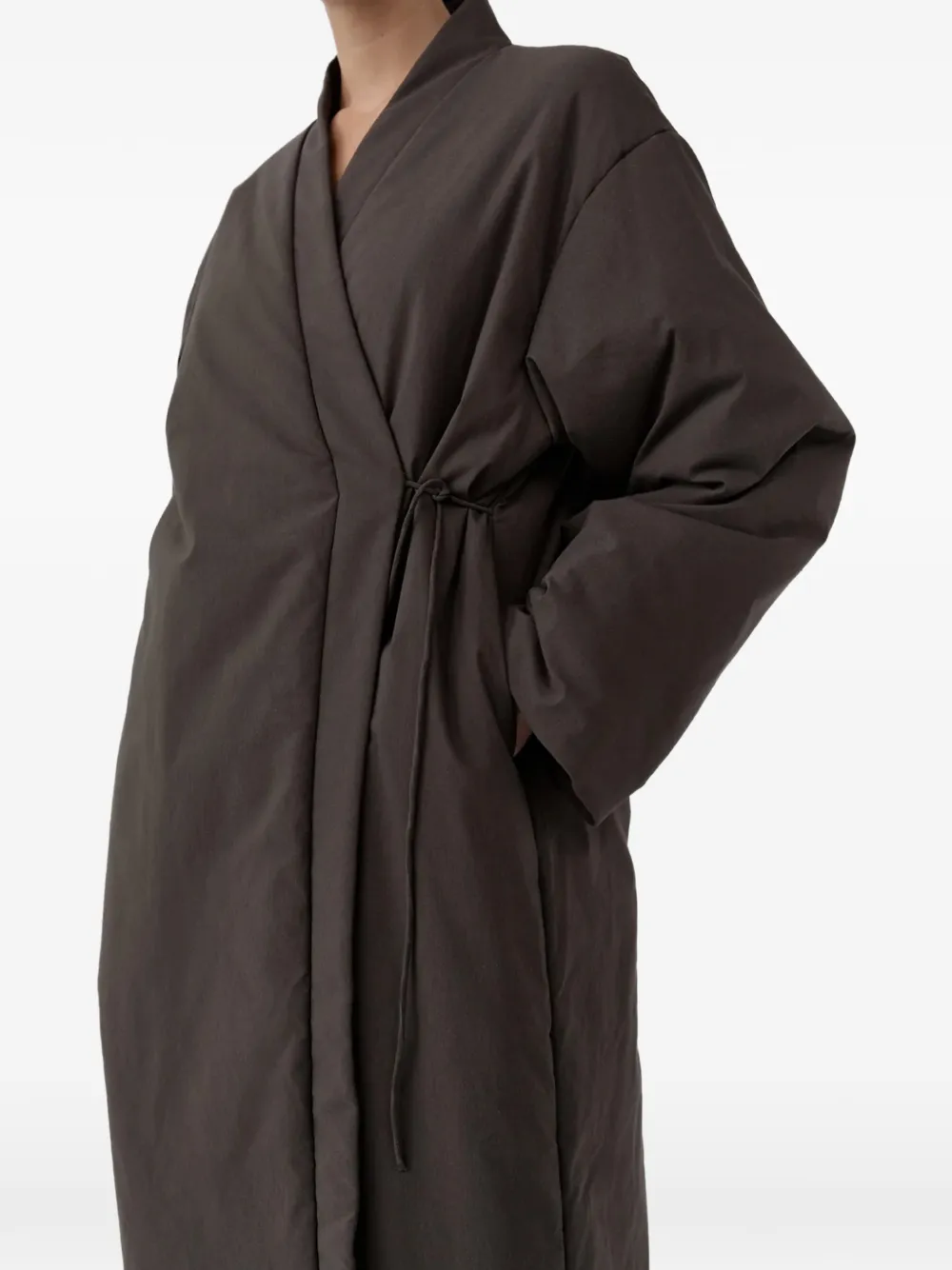 St. Agni Pillow Wrap jas Bruin