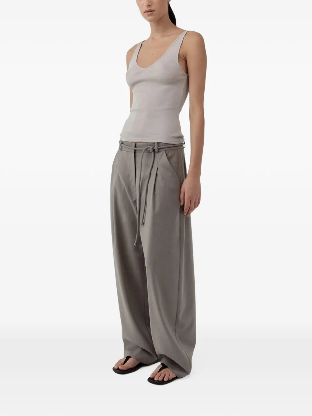 St. Agni Barrel pantalon Grijs