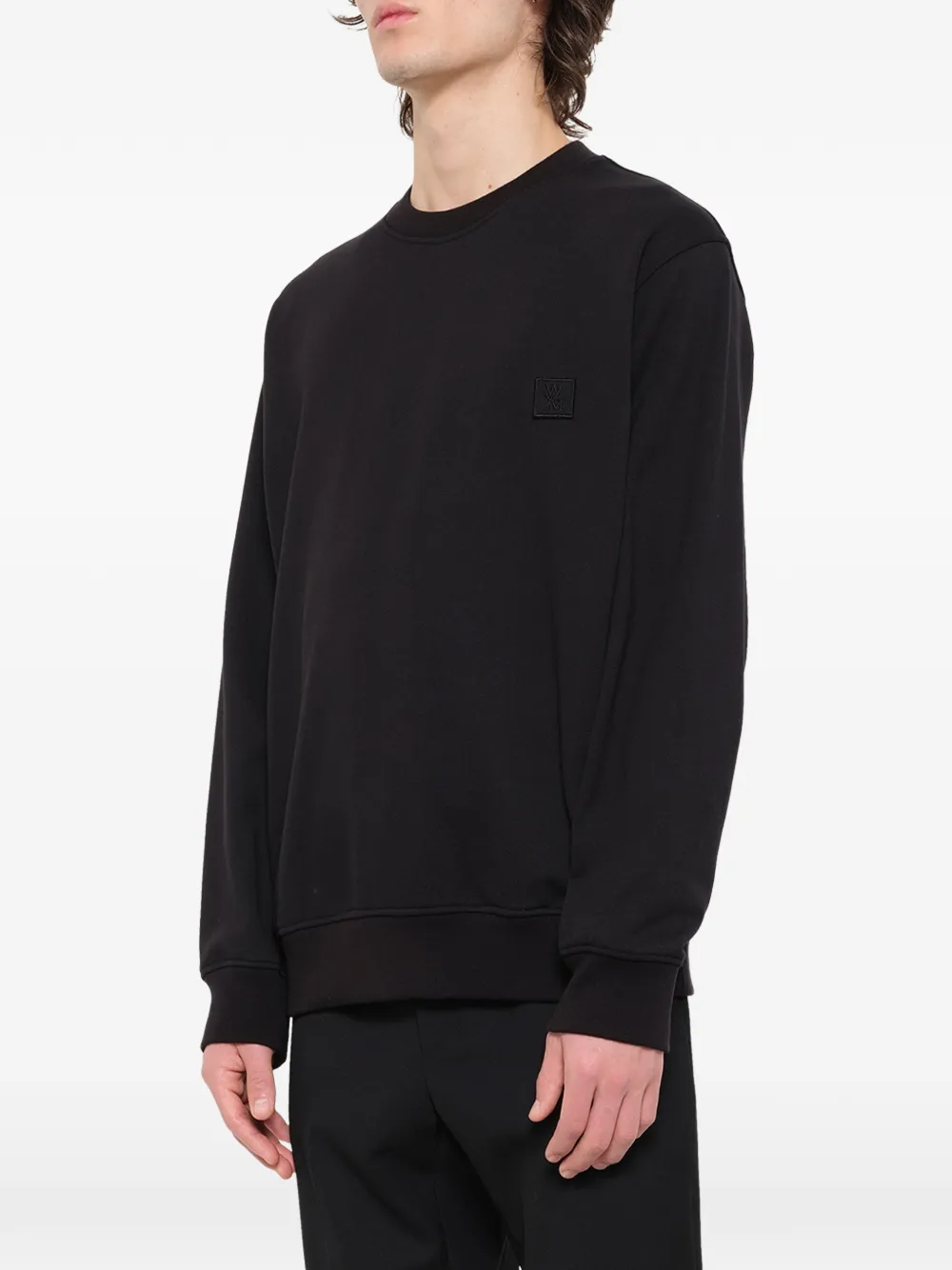 Wooyoungmi Sweater met logoprint Zwart