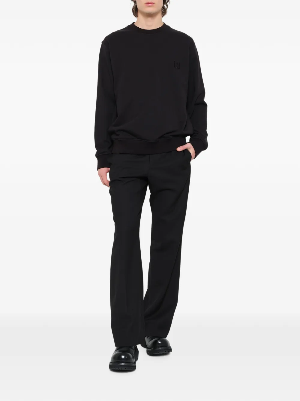 Wooyoungmi Sweater met logoprint Zwart