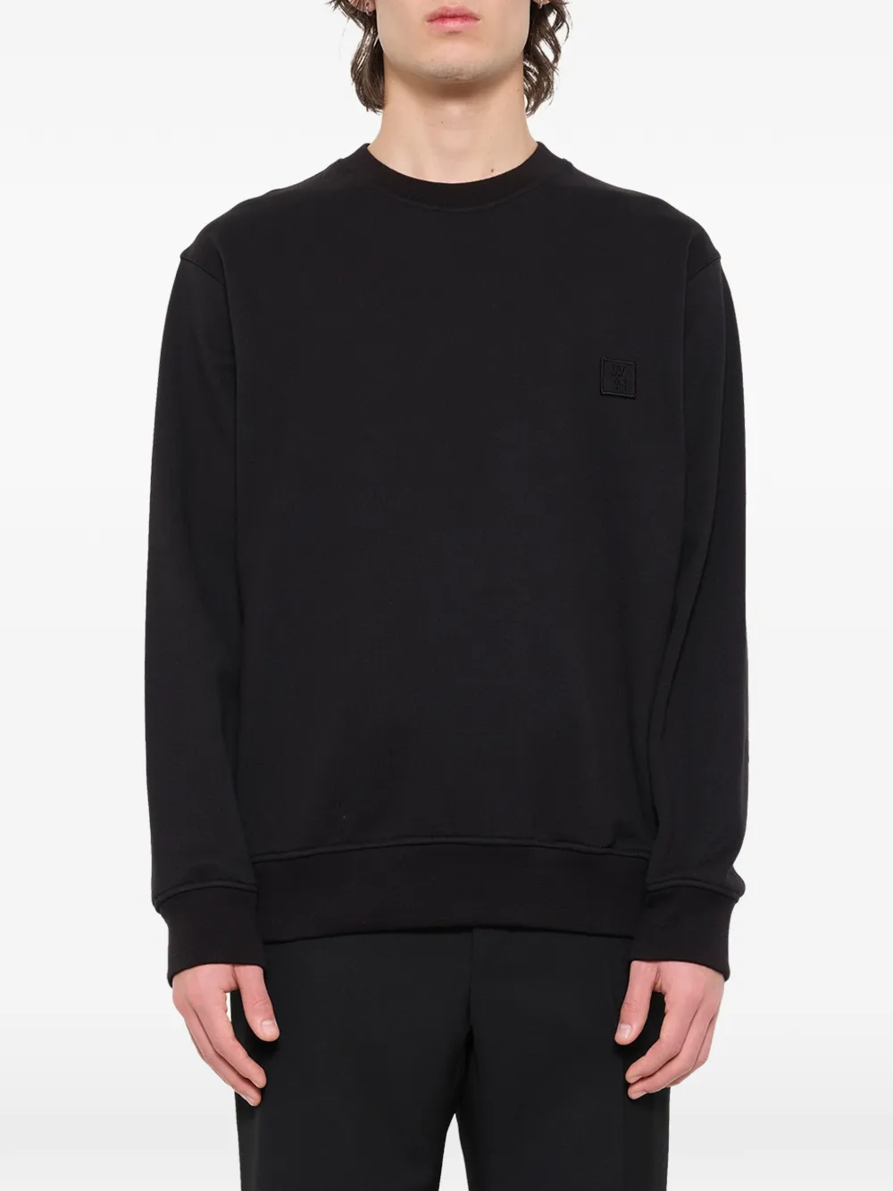 Wooyoungmi Sweater met logoprint Zwart