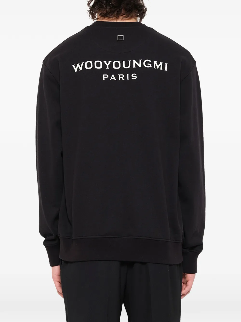 Wooyoungmi Sweater met logoprint Zwart