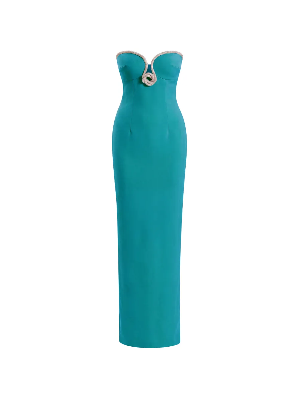 Saiid Kobeisy crystal-embellished maxi dress - Grün