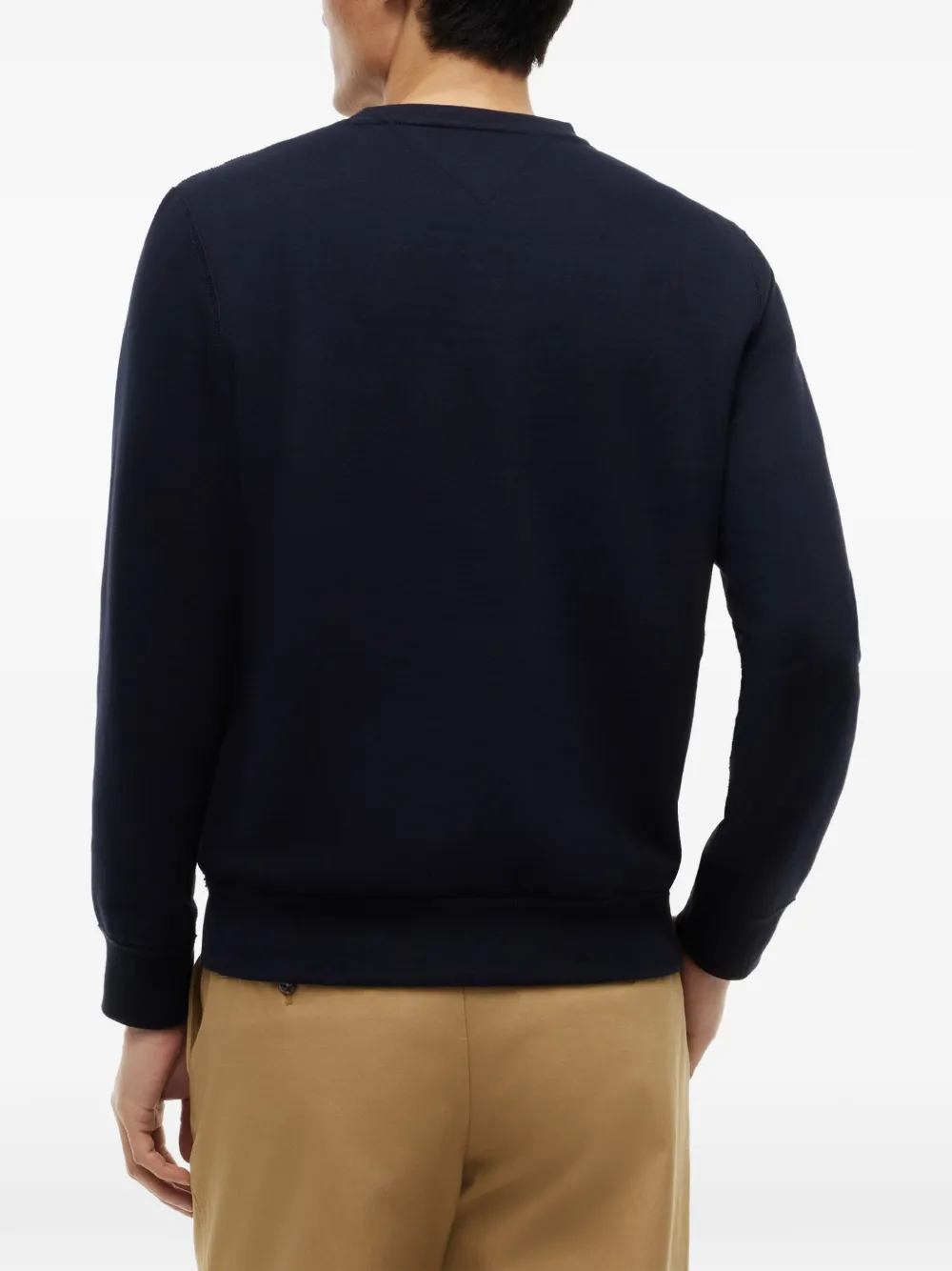 Tommy Hilfiger Sweater met logopatch Blauw