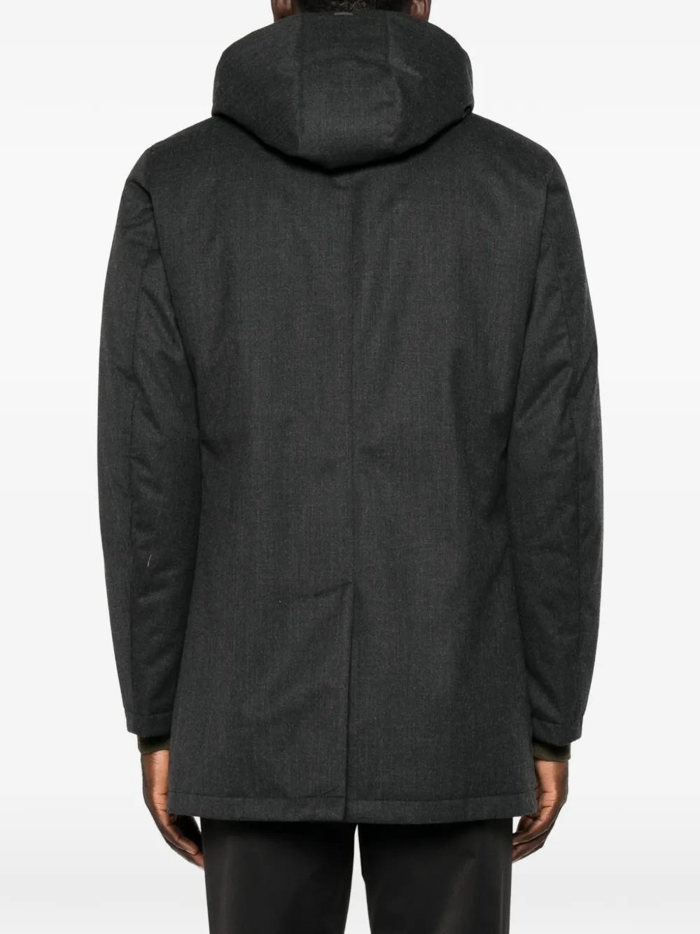 Herno hooded padded coat Grijs