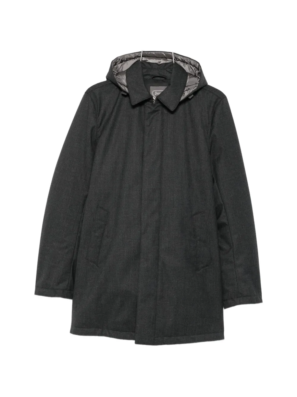 Herno hooded padded coat - Grigio