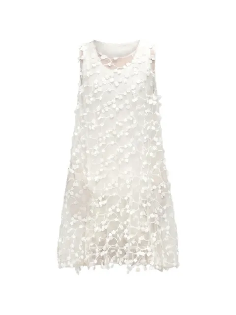 épingler embroidered jacquard mini dress