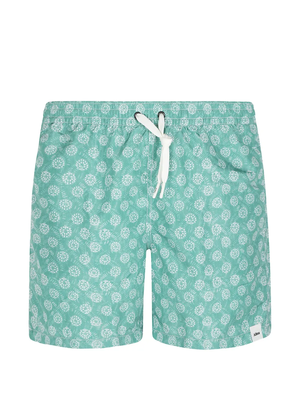 Altea floral-print drawstring swim shorts - Grün