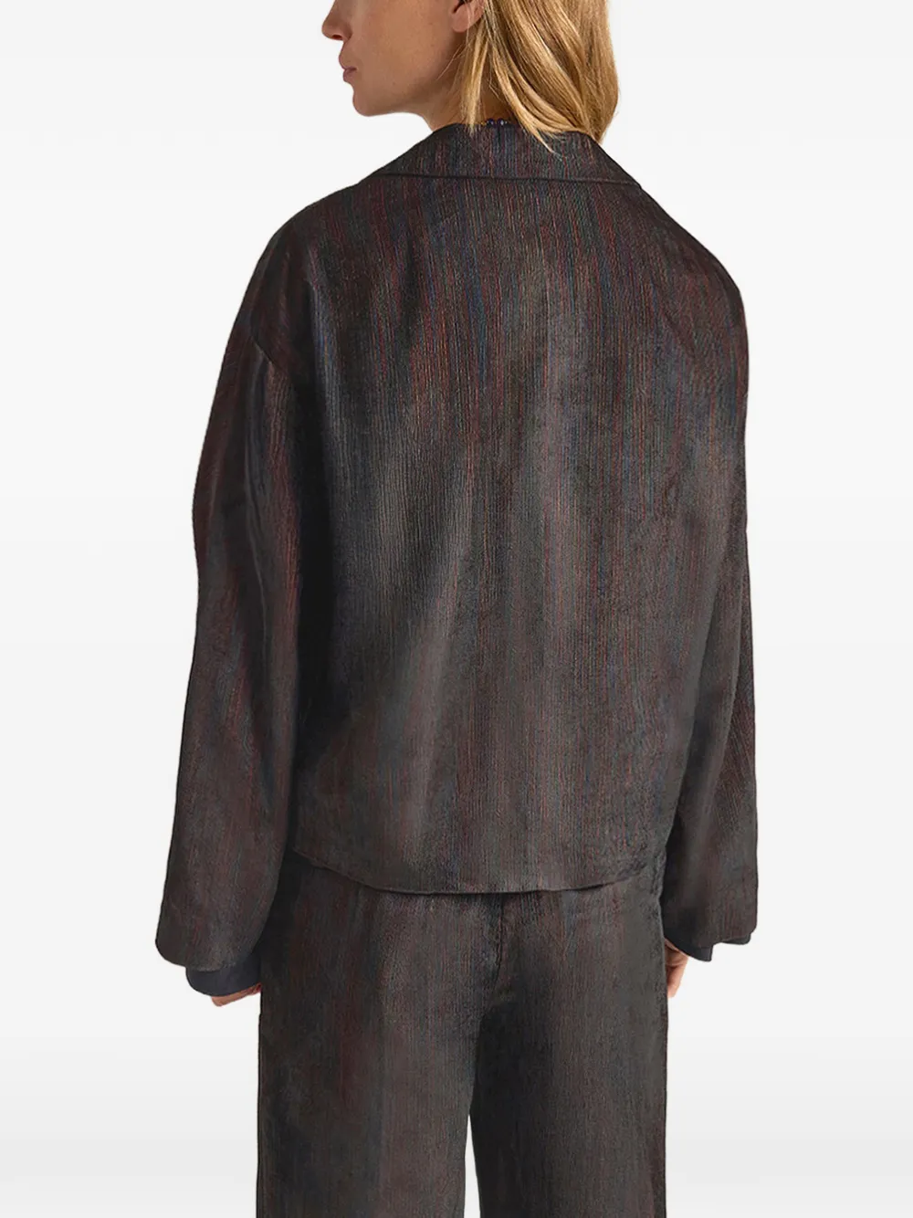MOMONÌ Nisi cropped blazer Bruin