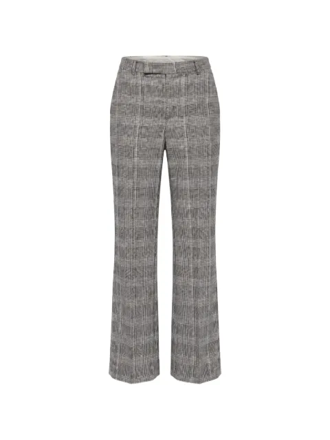 Patrizia Pepe check-pattern tailored trousers