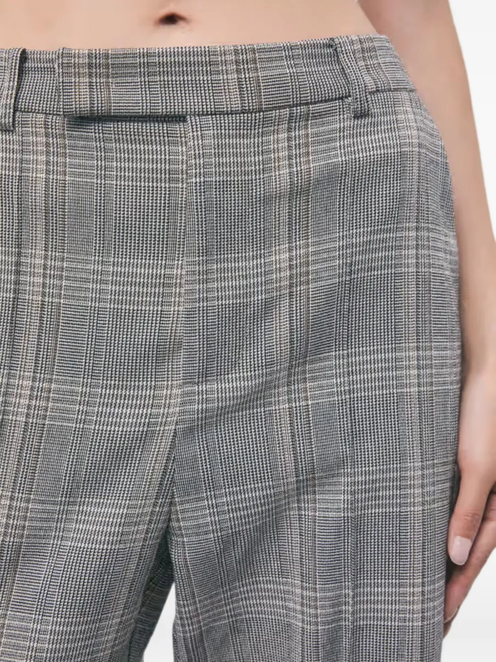Patrizia Pepe Geruite pantalon Grijs