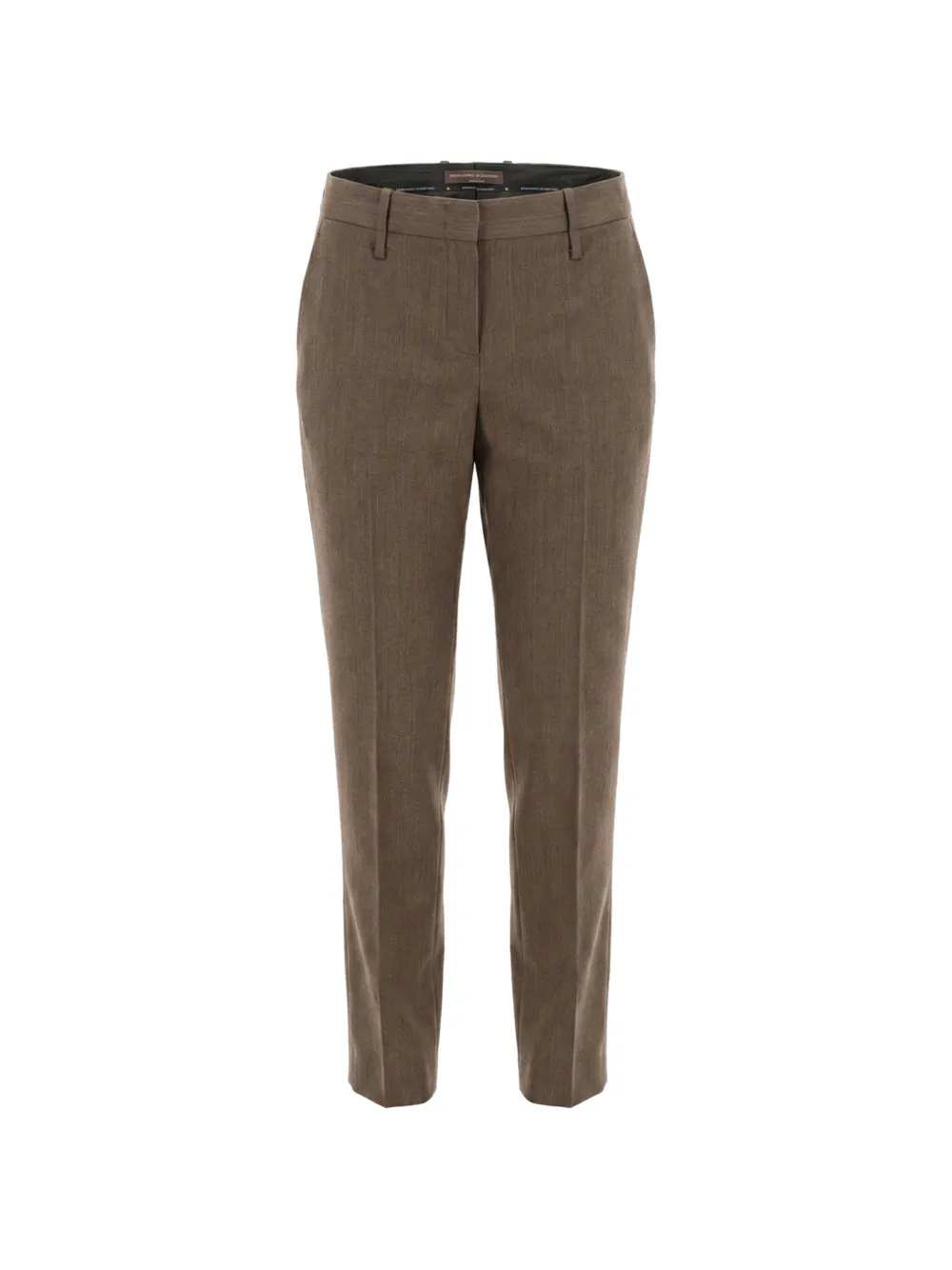 Ermanno Scervino pressed-crease tailored trousers - Brown
