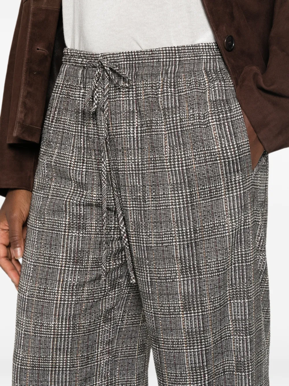 Ermanno Scervino Broek met trekkoord Grijs