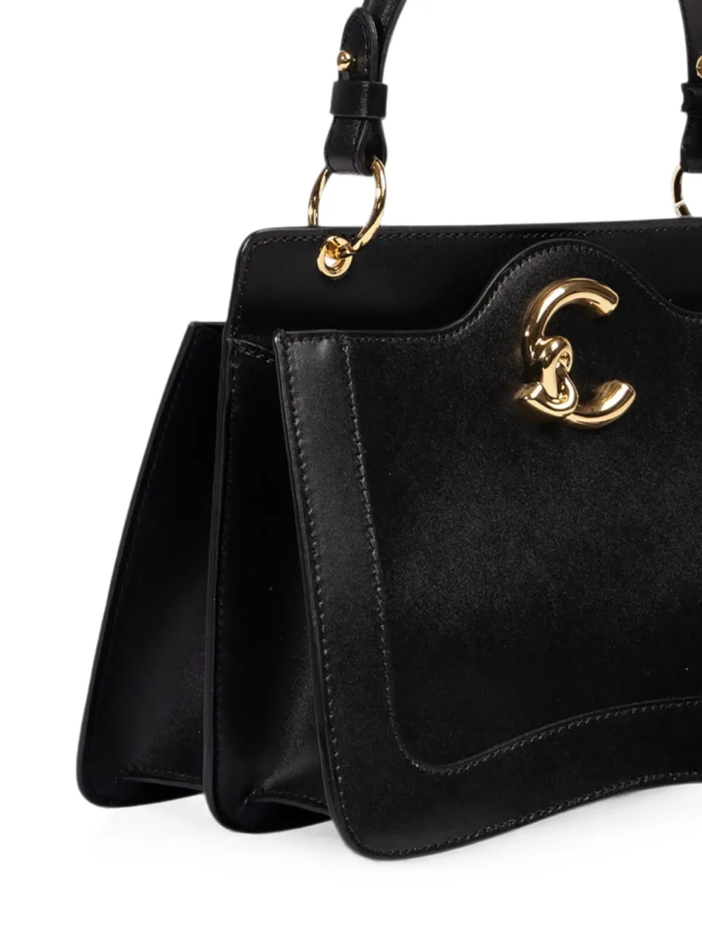 Coccinelle Shopper met logoplakkaat Zwart