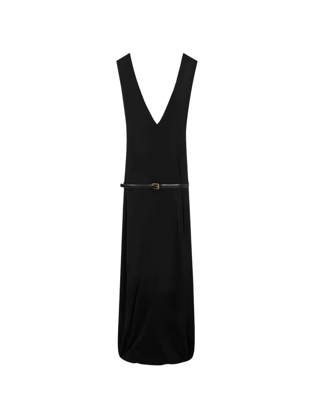 LOEWE V-neck midi dress - Nero