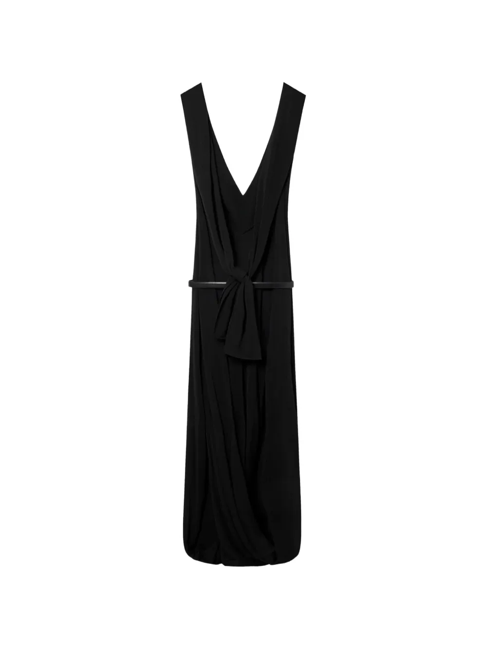 LOEWE Maxi-jurk met ceintuur Zwart