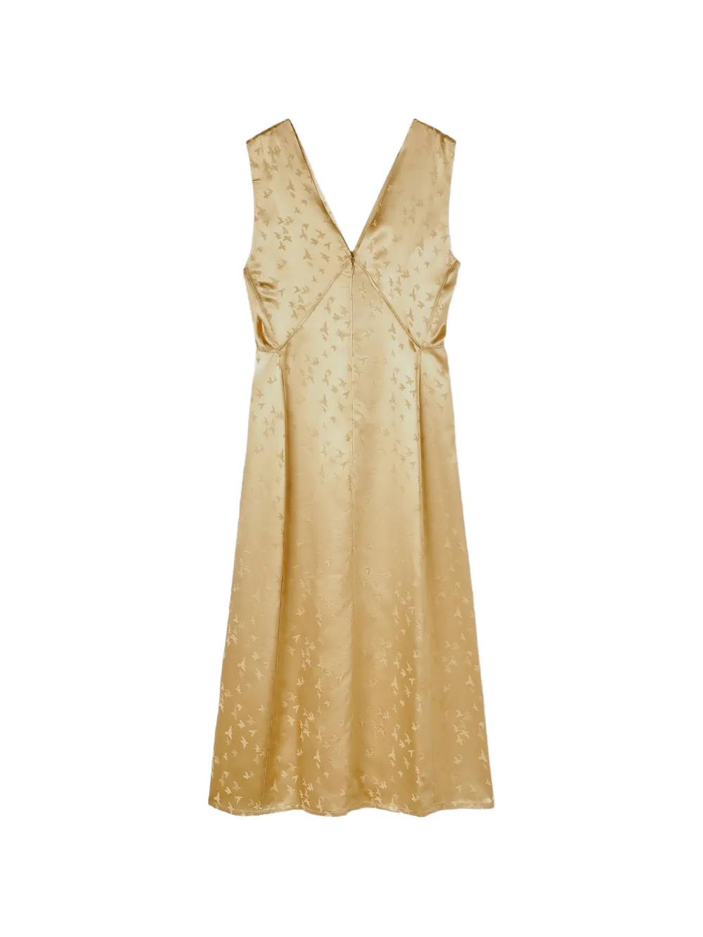 RETORI Mouwloze midi-jurk Goud