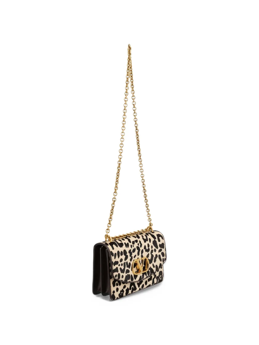 Valentino Garavani small Vain leopard-print shoulder bag Bruin