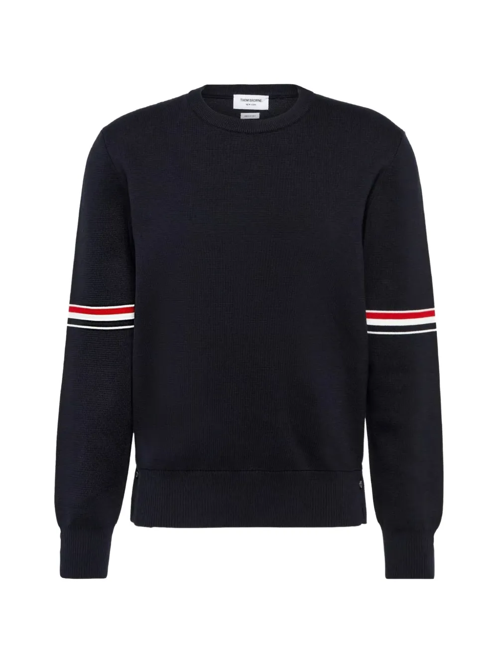 Thom Browne RWB stripe-detail sweater - Blue