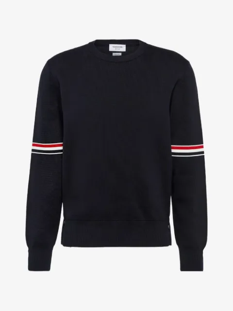 Thom Browne RWB stripe-detail sweater