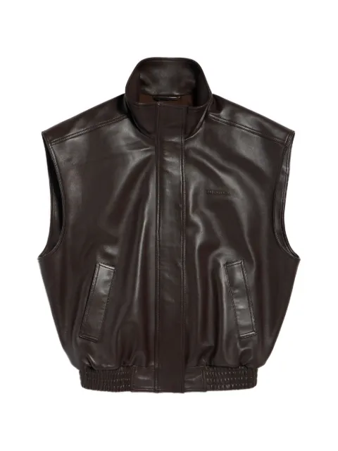 Balenciaga chamarra bomber sin mangas