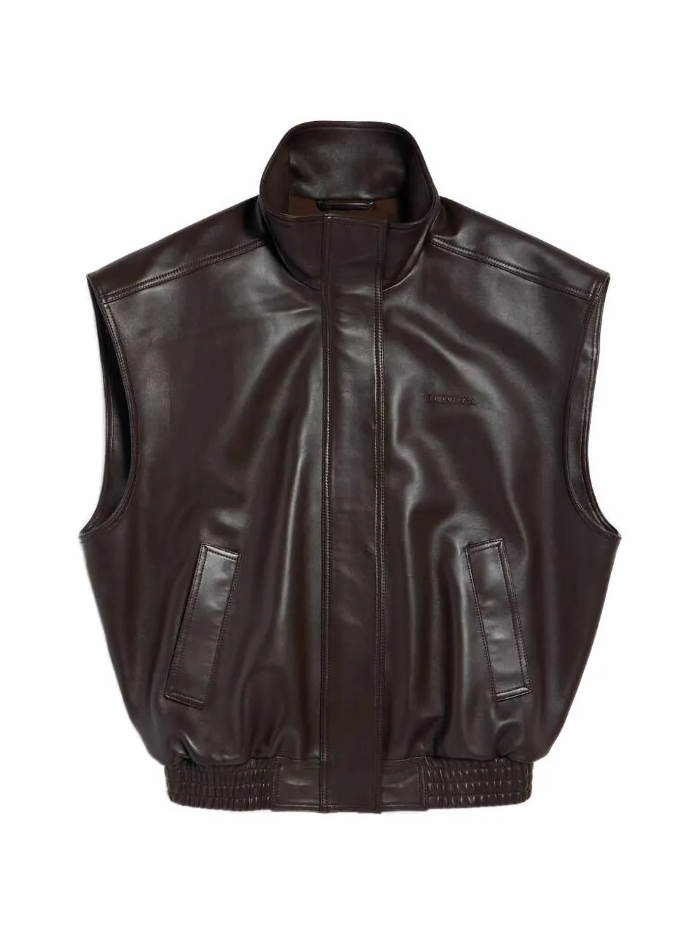 Balenciaga Mouwloos bomberjack Bruin