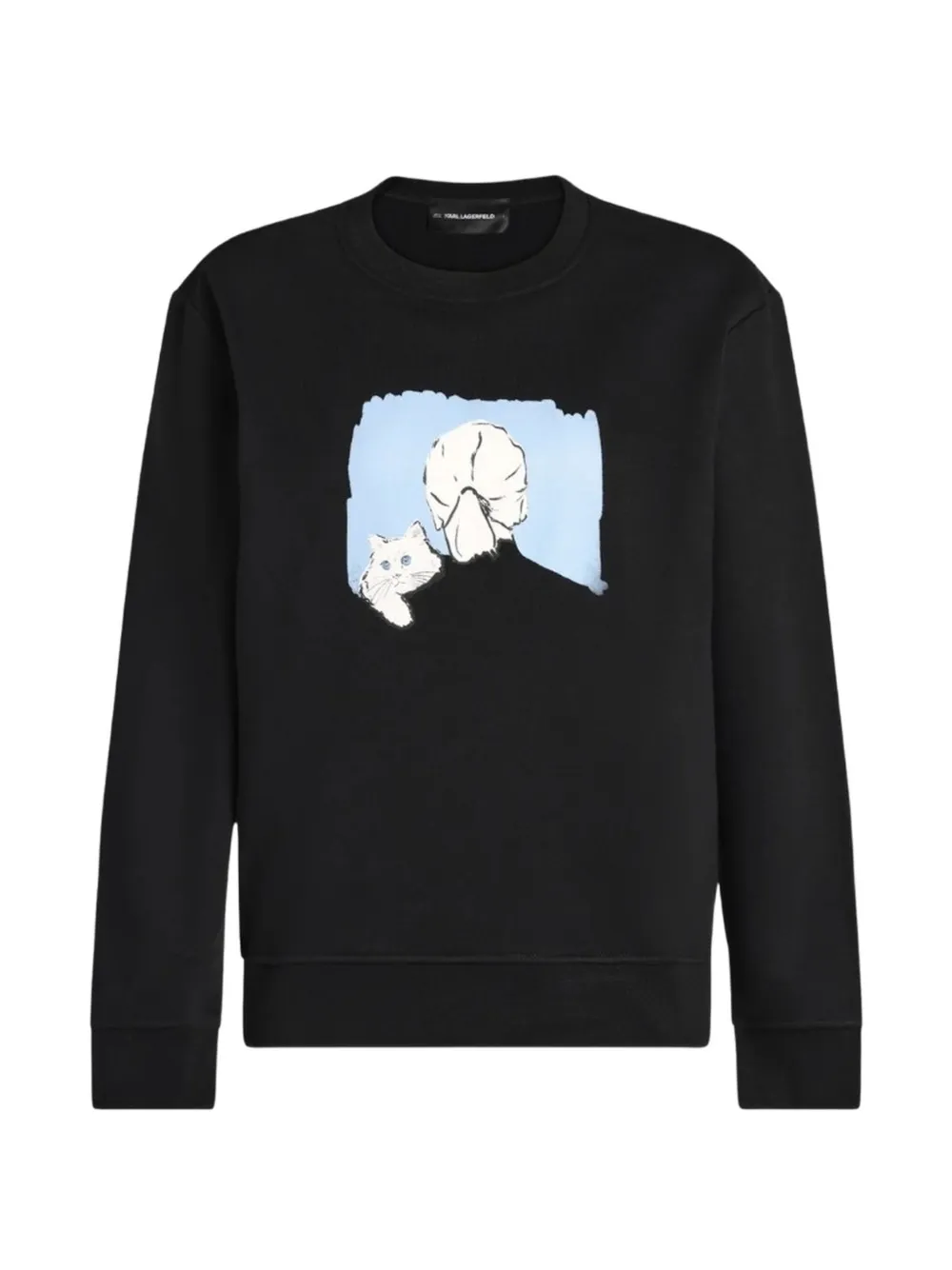 Karl Lagerfeld graphic-print sweater - Nero