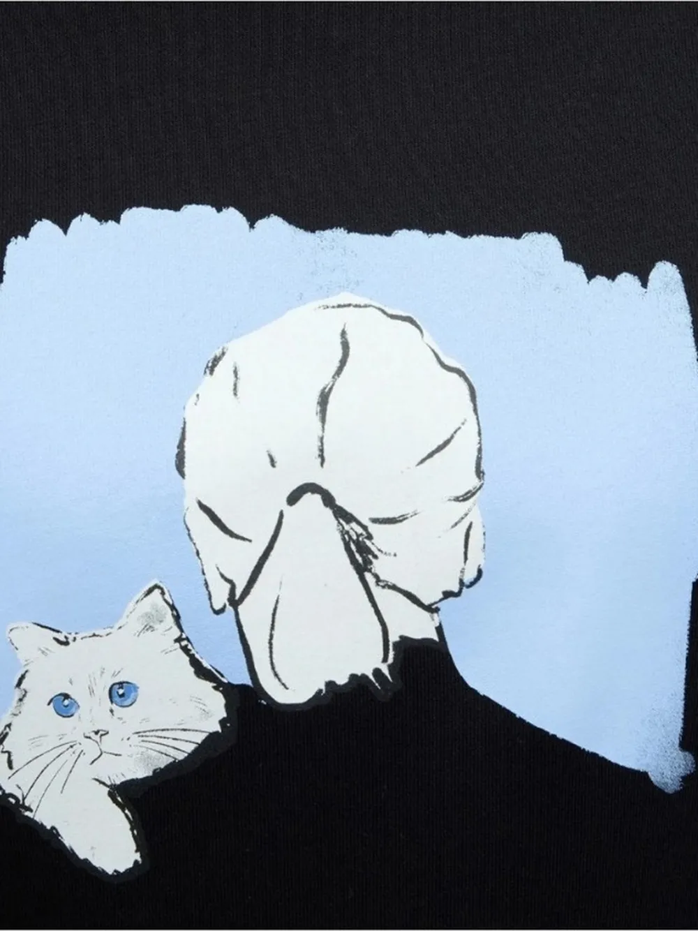 Karl Lagerfeld Trui met print Zwart