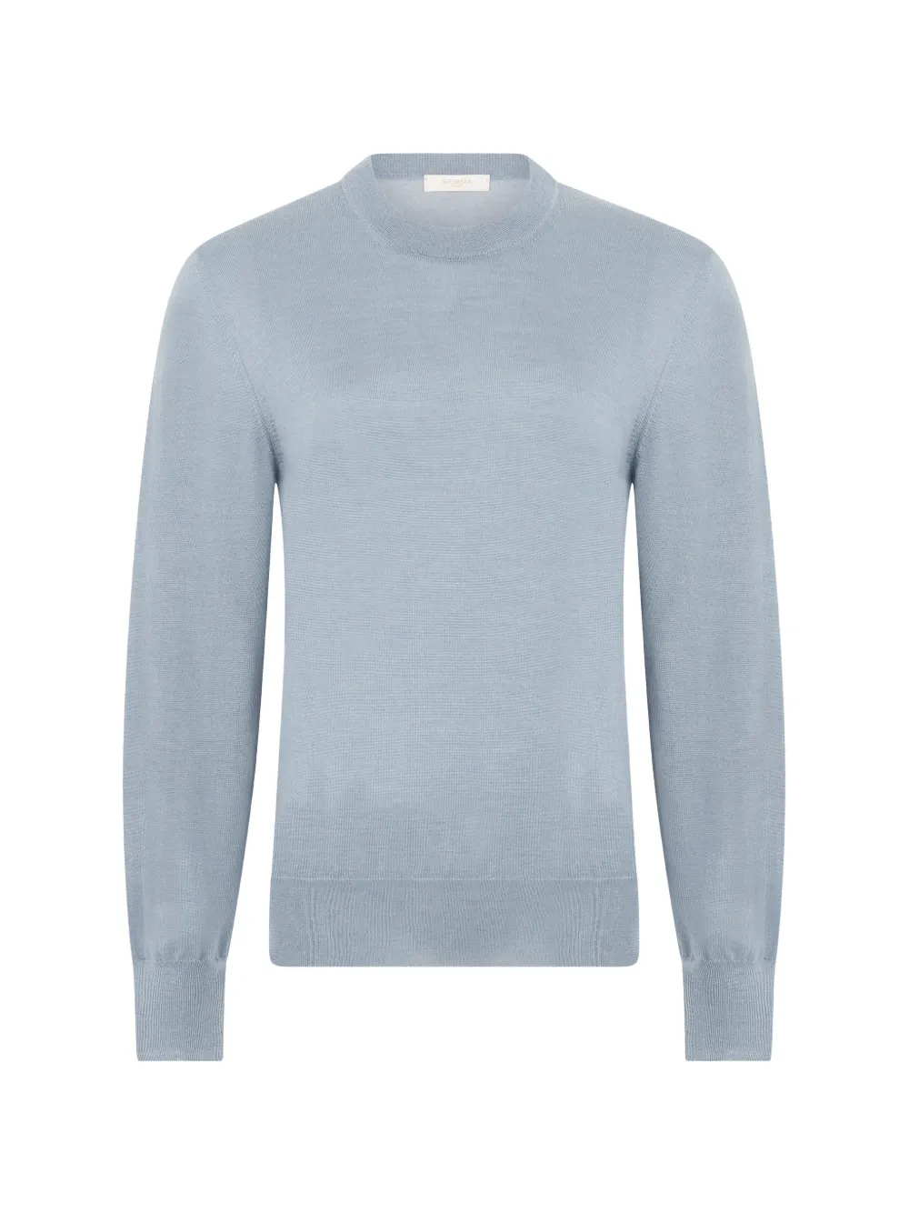 slowear fine-knit crew-neck sweater - Blau