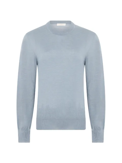slowear fine-knit crew-neck sweater
