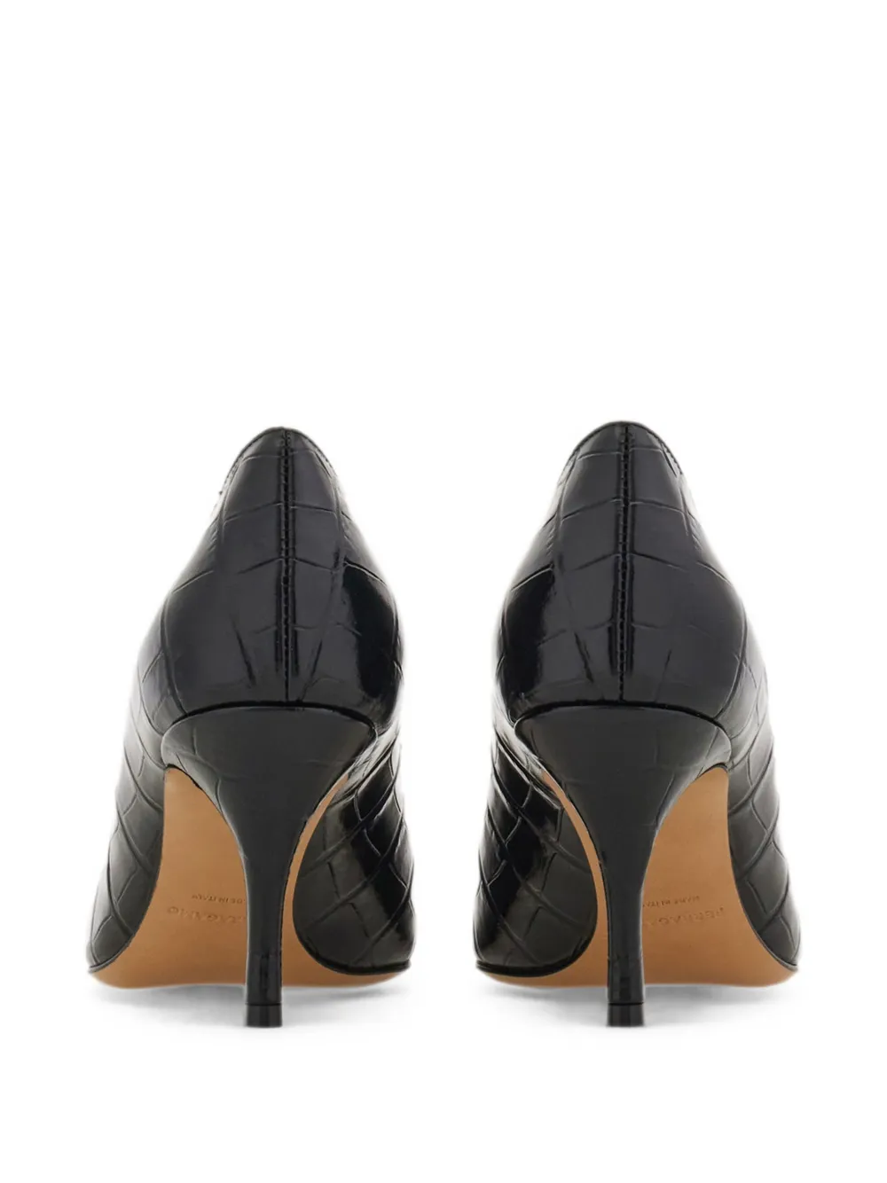 Ferragamo Maxi Gancini pumps Zwart