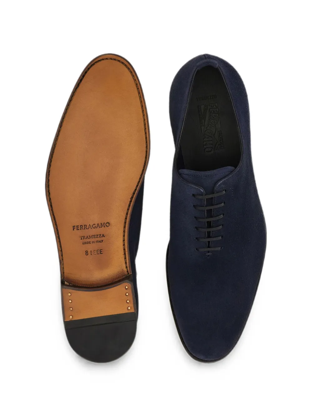 Ferragamo Oxford Tramezza shoes Blauw