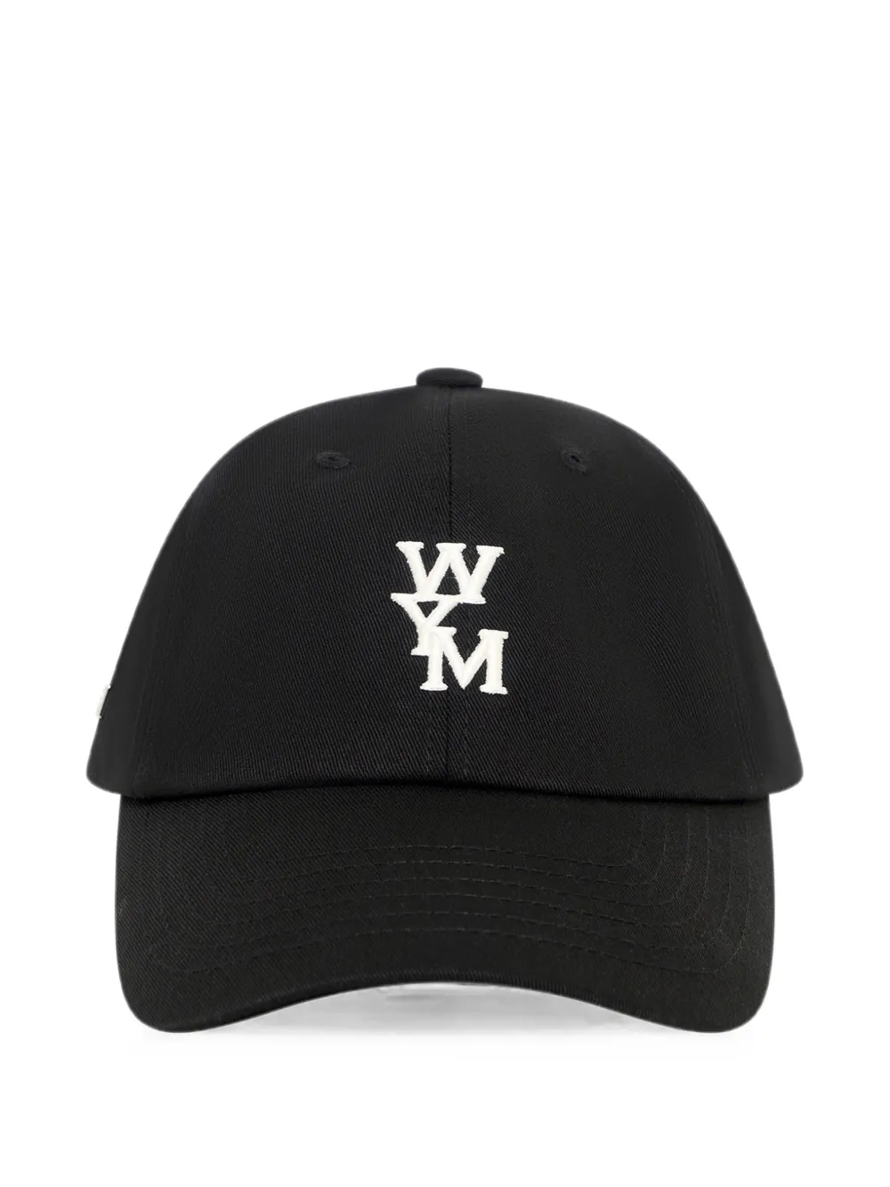 Wooyoungmi WYM logo-embroidered cap - Schwarz