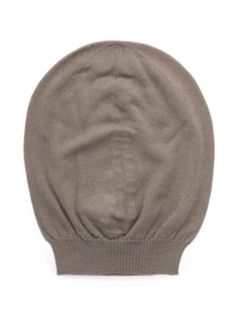 Rick Owens ribbed-knit beanie hat