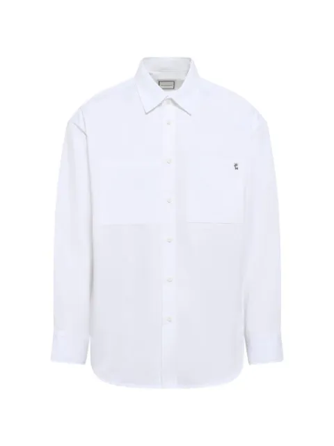 Wooyoungmi camisa con bolsillo de parche