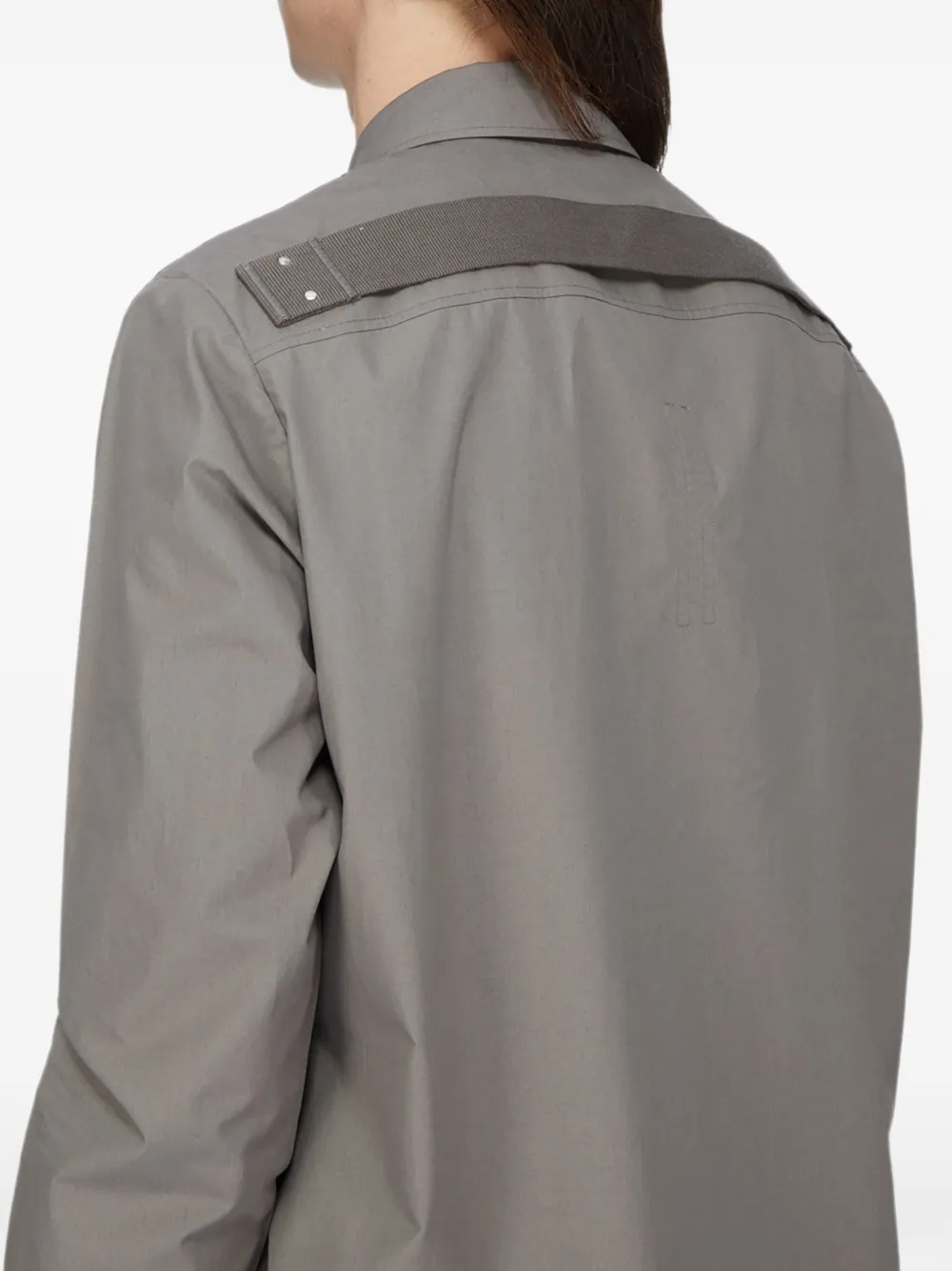 Rick Owens Fog Pocket overhemd met lange mouwen Bruin