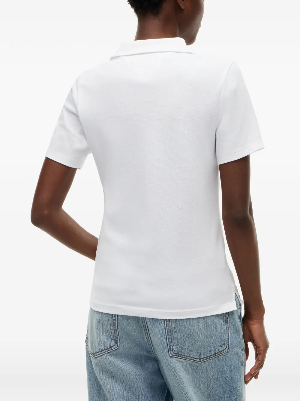Tommy Hilfiger Poloshirt met geborduurd logo Wit