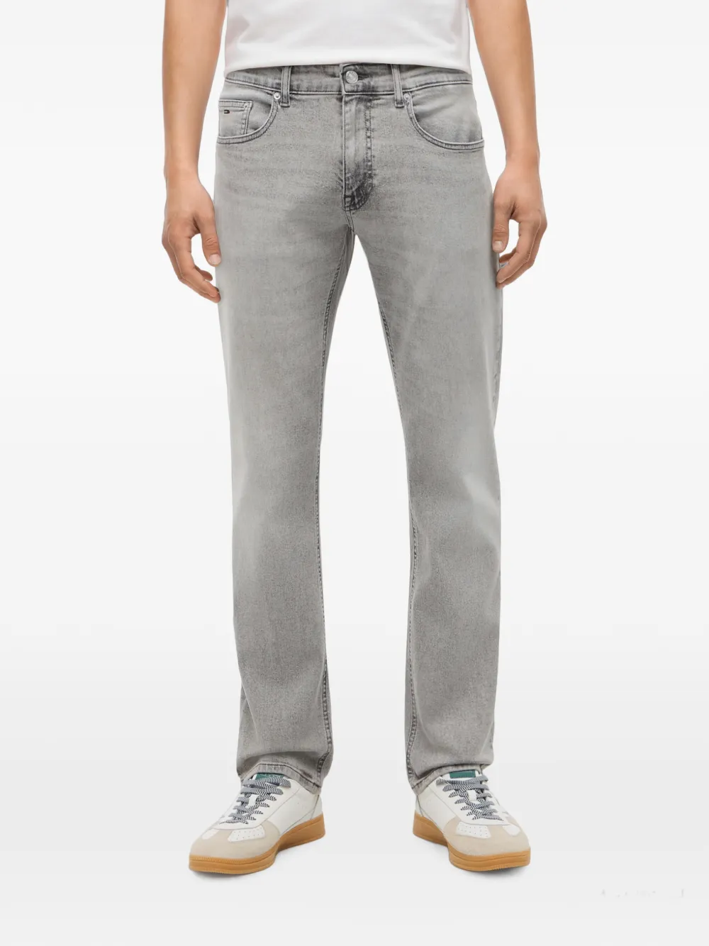 Tommy Hilfiger Slim-fit jeans Grijs