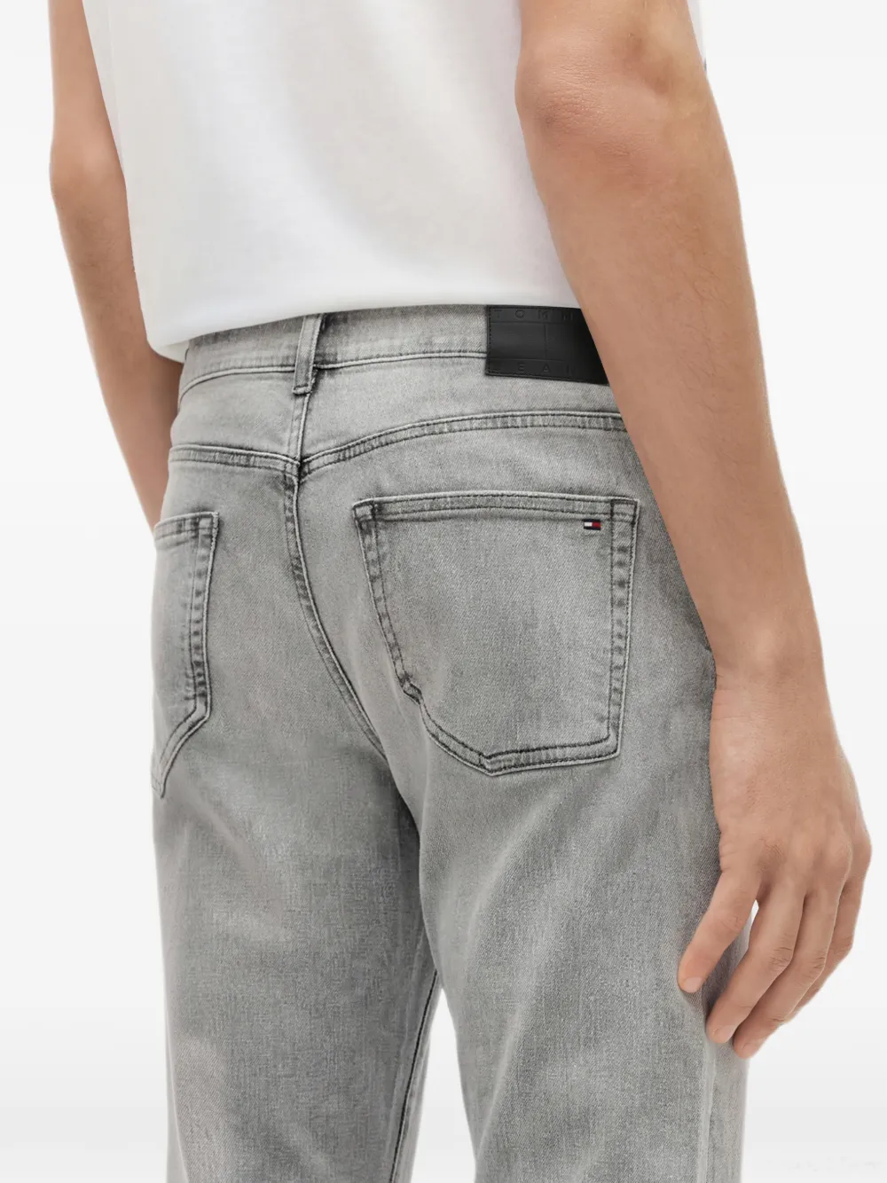 Tommy Hilfiger Slim-fit jeans Grijs