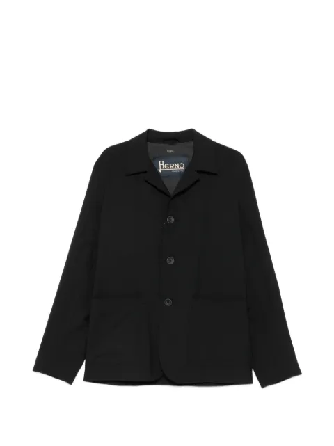 Herno button-fastening patch-pocket overshirt