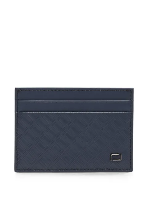 Lancel Leon monogram-embossed cardholder