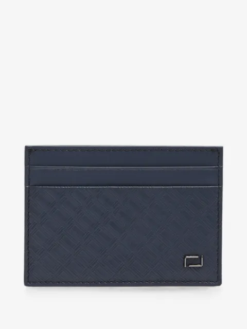 Lancel tarjetero Leon con monograma en relieve