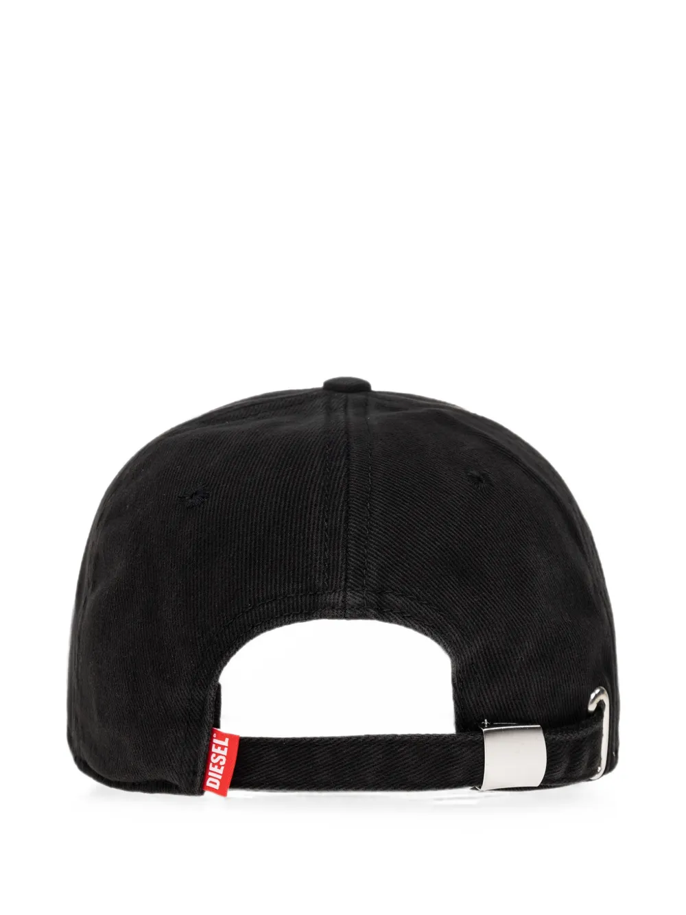 Diesel Honkbalpet met logopatch Zwart