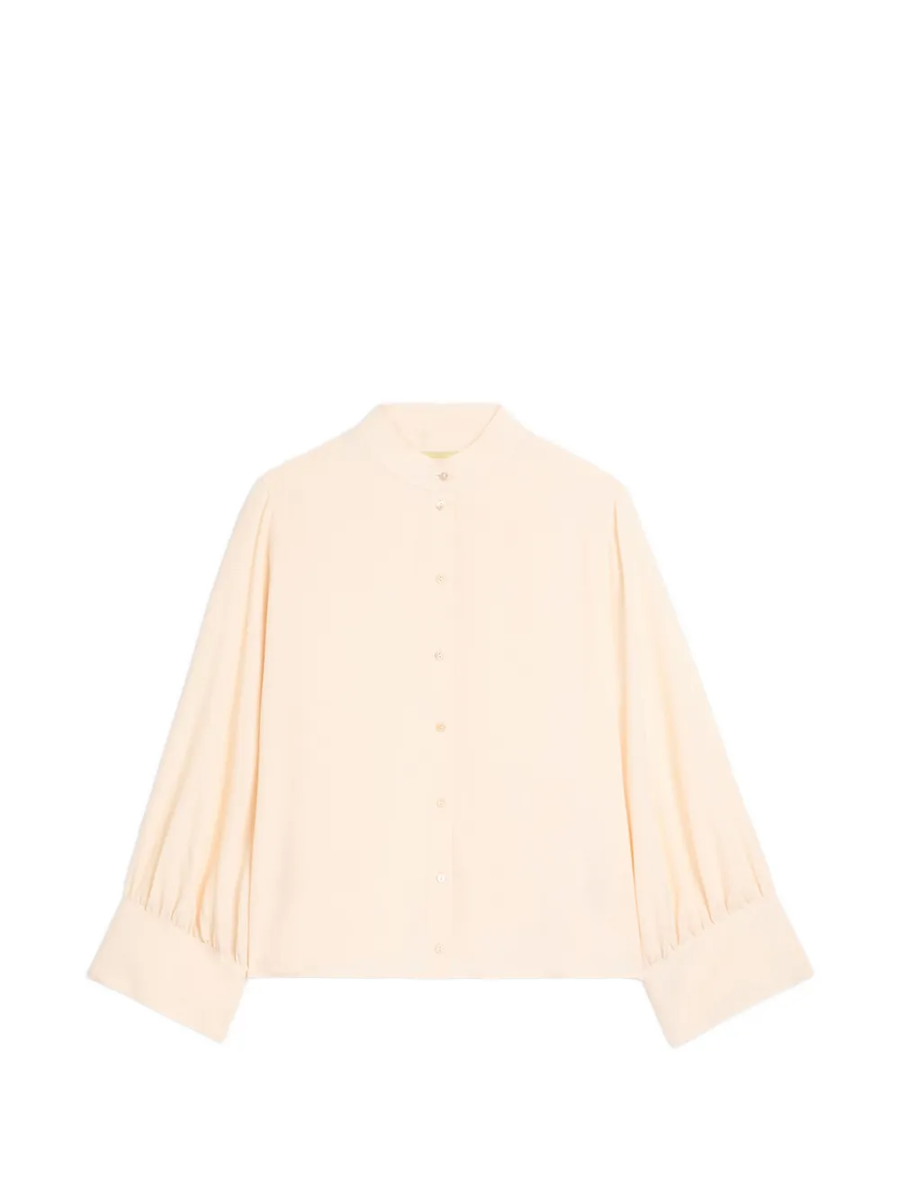 MOMONÌ Franklin gathered-sleeve shirt - Neutrals