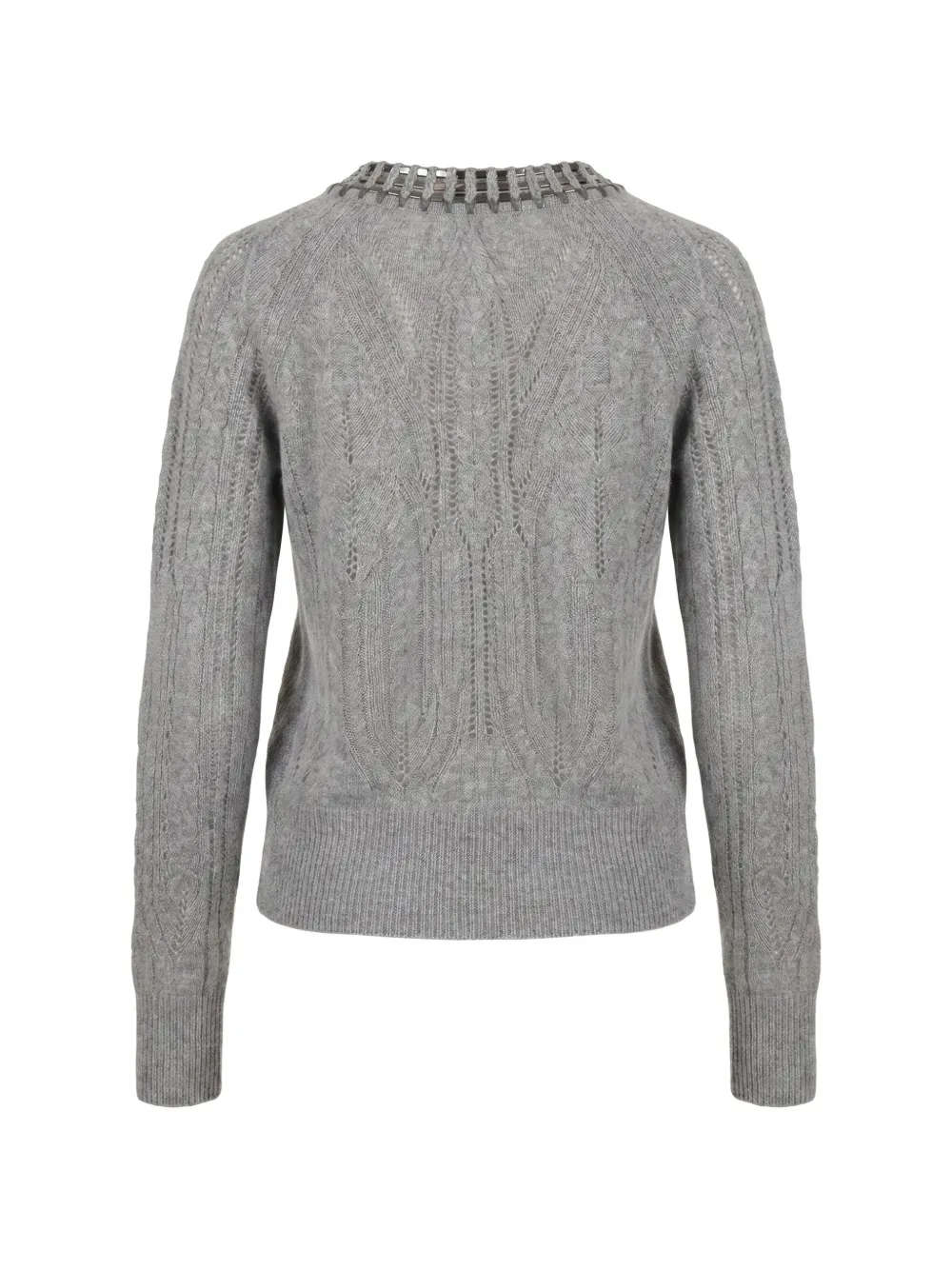 Ermanno Scervino Vest met verfraaide details Grijs