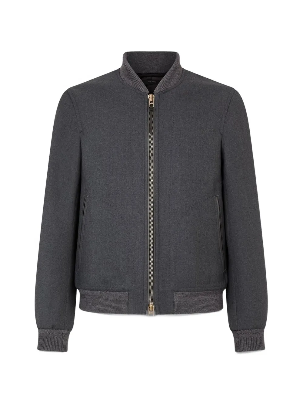 TOM FORD zip-up bomber jacket - Grey