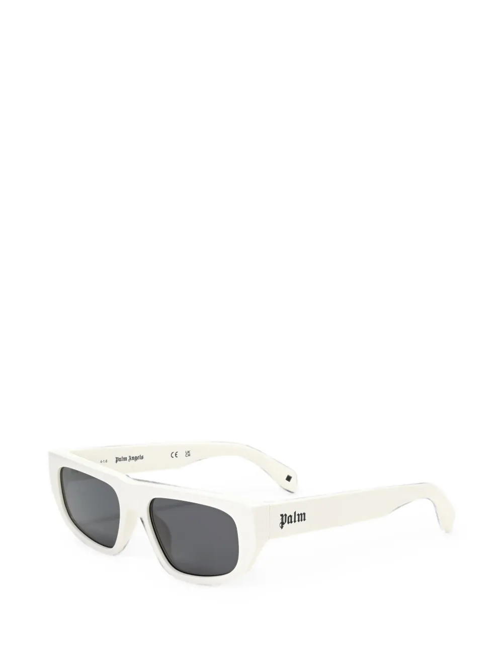 Palm Angels Eyewear Ventura zonnebril met rechthoekig montuur Wit