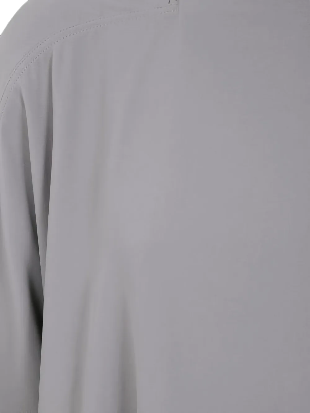 Rick Owens Top met hoge hals en lange mouwen Grijs