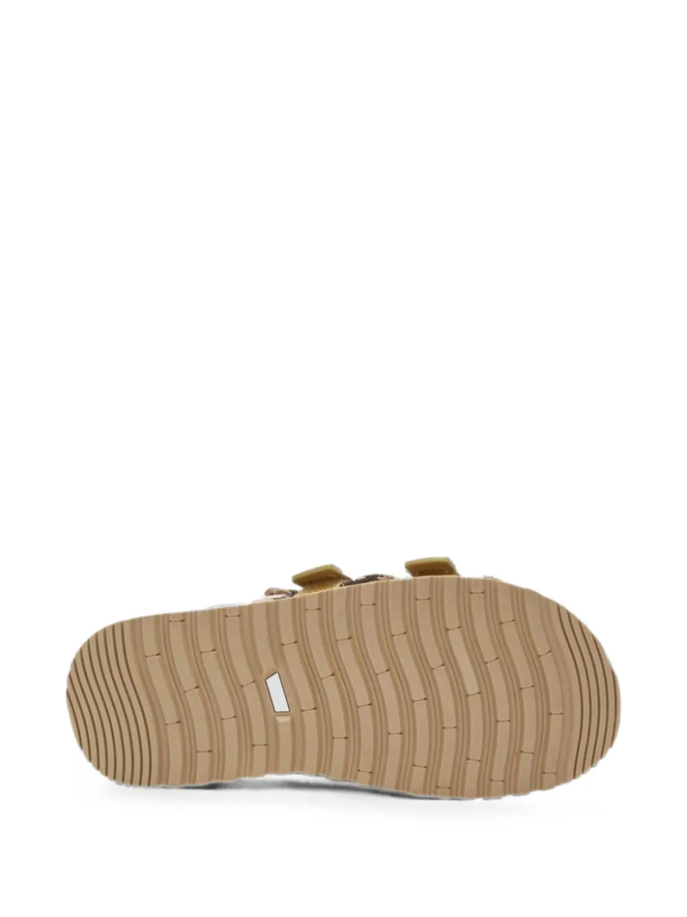 Palm Angels quilted flat sandals Beige
